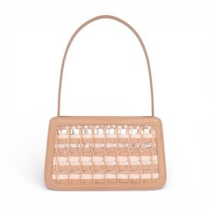 Like New CARA BENEVENIA Baguette Cappuccino Shoulder Bag